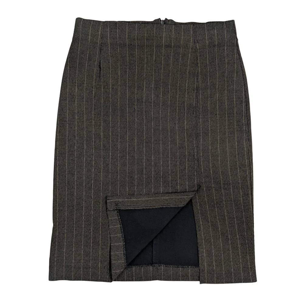 Womens Wildlife Sportswear Pencil Tube Skirt Black Print Professional Y2K Size 8 - Picture 7 of 11